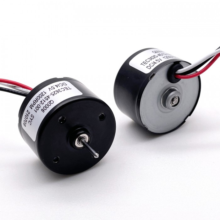 2 Stück Bürstenloser Gleichstrommotor 12V / 24V, 550 g·cm, 6000 U/min, 36 × 25 mm, BLDC-Motor