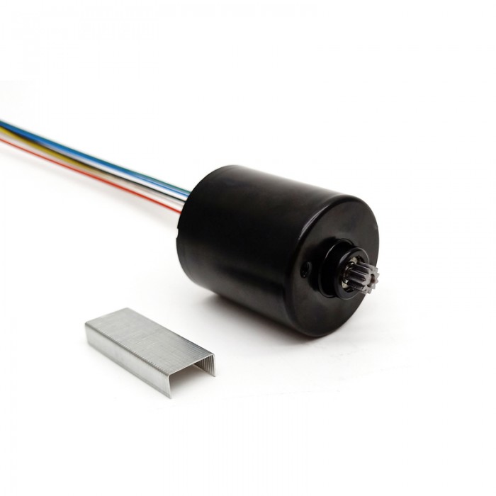 2 Stück Kompakter Bürstenlose DC-Motor 12V / 24V, 550 g·cm, 6000 U/min, 36 × 40 mm