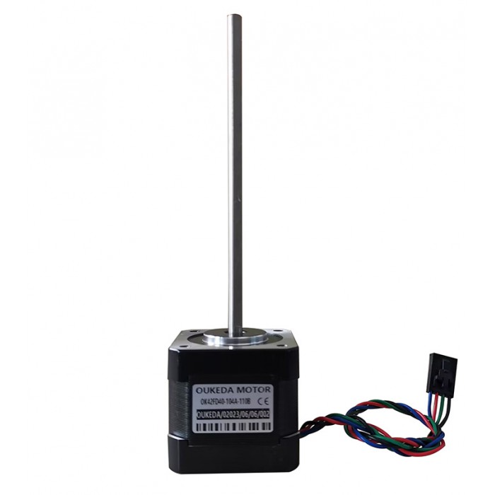 OUKEDA NEMA 17 Non-Captive Schrittmotor, 1,8°, 49 Ncm, 40mm Stack, Leitspindel 110mm