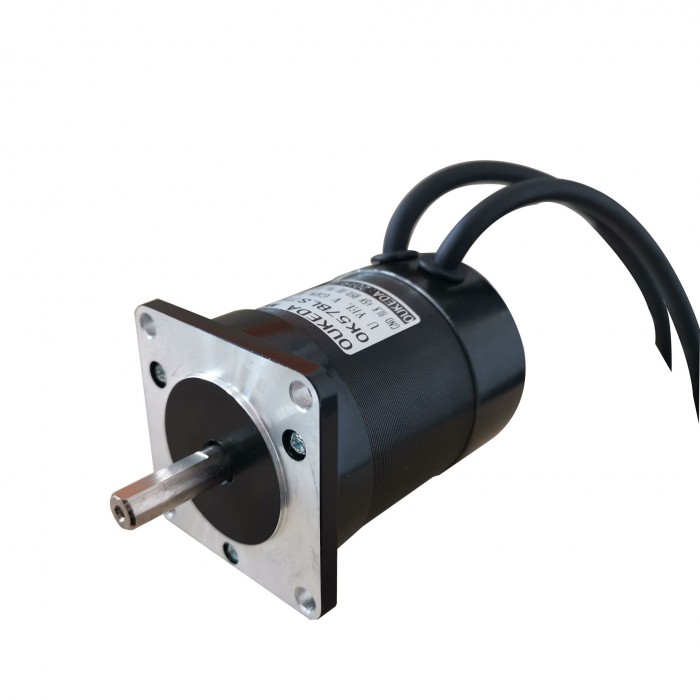 OUKEDA 2-Phasen Bürstenloser Gleichstrommotor, 22 Ncm, 24V, 3000 U/min, Ø57 mm