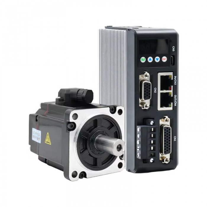 DC-Servomotor & Treiber-Kit, 200W, 0,64 Nm, 7,5A, 3000 U/min, mit 1024 Linien Magnet-Encoder