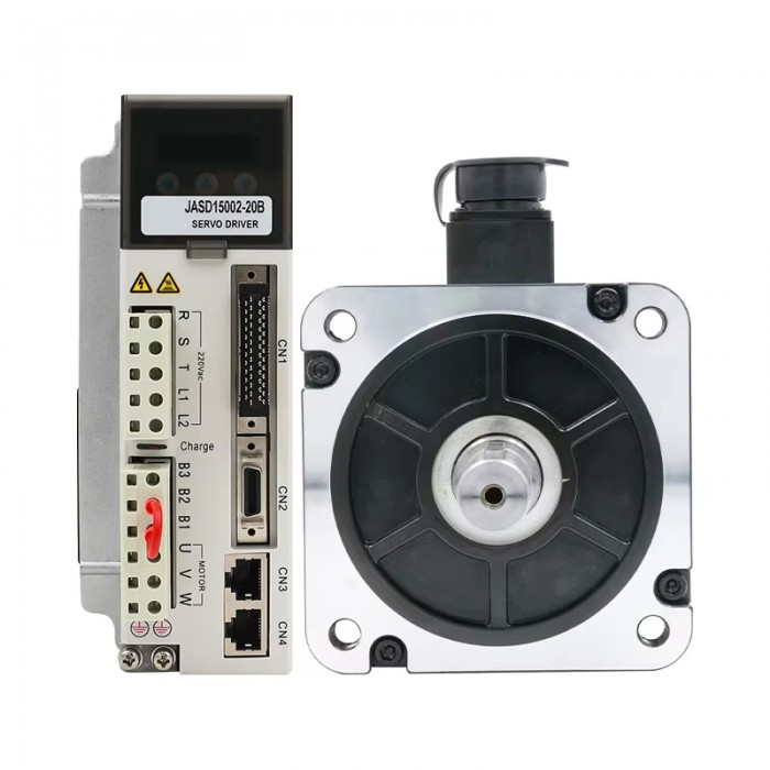 1500W AC-Servomotor mit Bremse + Servotreiber-Kit, 9,55 Nm, 1500 U/min, 6,2A, mit 17-Bit Magnet-Encoder
