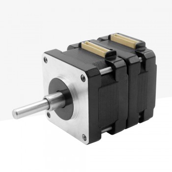 Mehrlagiger NEMA 16 Schrittmotor, 1,8°, 0,4A, 10,4V, 200 mN·m, 2-Phasen DC-Hybridmotor
