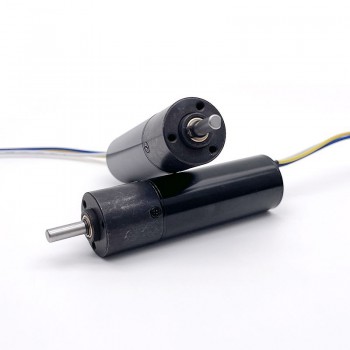 2 Stück BLDC-Getriebemotor GMP20-TEC2047, Ø20 mm, 12V / 24V, 3,0 kg·cm, mit Planetengetriebe