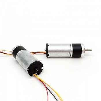 2 Stück BLDC-Getriebemotor MP22-TEC2238, Ø22 mm, 12V / 24V, 3,0 kg·cm, 3W, CW/CCW, mit Planetengetriebe