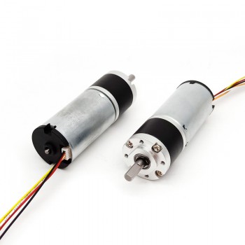 2 Stück BLDC-Getriebemotor MP22-TEC2238, Ø22 mm, 12V / 24V, 3,0 kg·cm, 3W, CW/CCW, mit Planetengetriebe