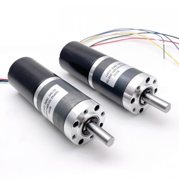 2 Stück BLDC-Getriebemotor GMP42-TEC4260, Ø42 mm, 12V / 24V, 60 kg·cm, 21W, mit Planetengetriebe