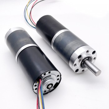 2 Stück BLDC-Getriebemotor GMP42-TEC4260, Ø42 mm, 12V / 24V, 60 kg·cm, 21W, mit Planetengetriebe