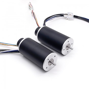 2 Stück bürstenloser DC-Getriebemotor, 24V / 36V, kernlos, 1,2–2,4 kg·cm, 36 × 70 mm