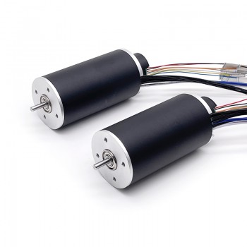 2 Stück bürstenloser DC-Getriebemotor, 24V / 36V, kernlos, 1,2–2,4 kg·cm, 36 × 70 mm