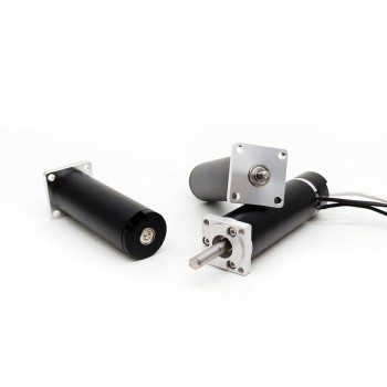 2 Stück bürstenloser PMDC-Motor, 12V / 24V, kernlos, 800 g·cm, 22 × 66 mm