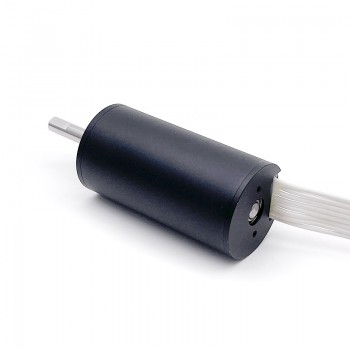 2 Stück bürstenloser, kernloser DC-Motor mit Planetengetriebe, 24V, Ø22 mm