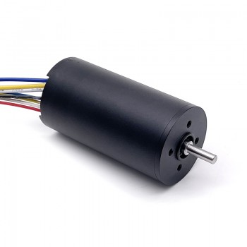 2 Stück bürstenloser, kernloser DC-Motor mit Planetengetriebe, 24V, Ø22 mm