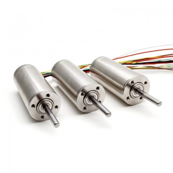 2 Stück Mikro-DC-Motor, bürstenlos und kernlos, 24V / 48V, 30 × 67 mm, 10–20 kg·cm Drehmoment