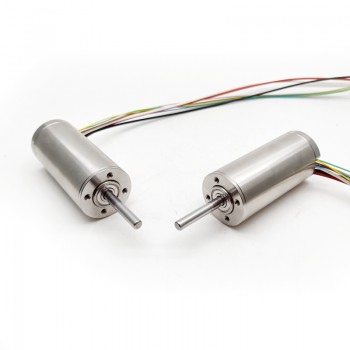 2 Stück Mikro-DC-Motor, bürstenlos und kernlos, 24V / 48V, 30 × 67 mm, 10–20 kg·cm Drehmoment