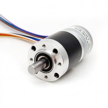 2 Stück 12V Schrittmotor mit Planetengetriebe, 4 Phasen, DC-Getriebemotor mit Untersetzung