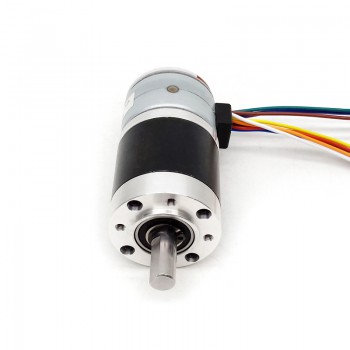 2 Stück 12V Schrittmotor mit Planetengetriebe, 4 Phasen, DC-Getriebemotor mit Untersetzung