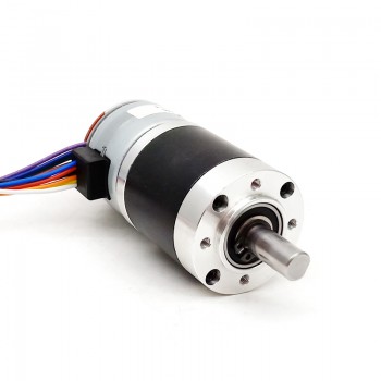 2 Stück 12V Schrittmotor mit Planetengetriebe, 4 Phasen, DC-Getriebemotor mit Untersetzung