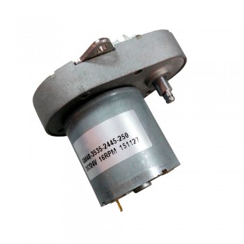 2 Stück DC-Getriebemotor in Tropfenform, 12V / 24V, mit Schneckengetriebe, 5 kg·cm, 48 × 43,5 mm
