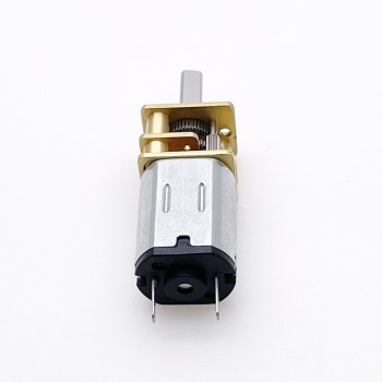2 Stück Mini DC-Getriebemotor, 2,4V / 5V, Permanentmagnet, gebürstet, 0,5 kg·cm, 12 × 24 mm