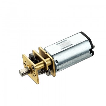 2 Stück PMDC-Getriebemotor, 6V / 12V, mit Stirnradgetriebe, 0,5 kg·cm, gebürstet