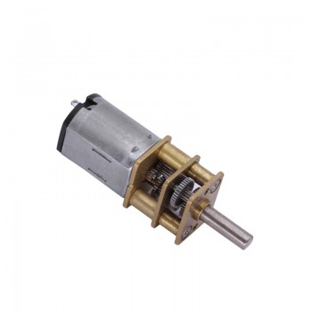 2 Stück PMDC-Getriebemotor, 6V / 12V, mit Stirnradgetriebe, 0,5 kg·cm, gebürstet