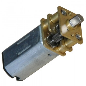 2 Stück PMDC-Getriebemotor, 6V / 12V, mit Stirnradgetriebe, 0,5 kg·cm, gebürstet