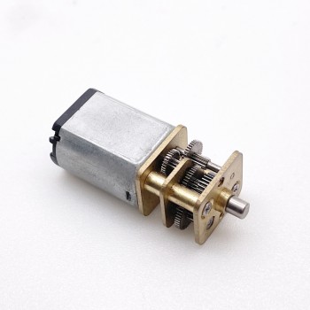 2 Stück DC-Getriebemotor, 6V / 12V, gebürstet, Permanentmagnet, 0,5 kg·cm, 12 × 29,6 mm