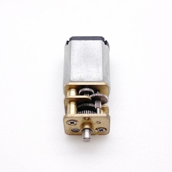 2 Stück DC-Getriebemotor, 6V / 12V, gebürstet, Permanentmagnet, 0,5 kg·cm, 12 × 29,6 mm