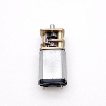 2 Stück DC-Getriebemotor, 6V / 12V, gebürstet, Permanentmagnet, 0,5 kg·cm, 12 × 29,6 mm