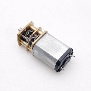 2 Stück DC-Getriebemotor, 6V / 12V, gebürstet, Permanentmagnet, 0,5 kg·cm, 12 × 29,6 mm