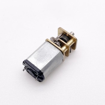 2 Stück DC-Getriebemotor, 6V / 12V, gebürstet, Permanentmagnet, 0,5 kg·cm, 12 × 29,6 mm