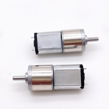 2 Stück DC-Getriebemotor, 6V / 12V, mit Stirnradgetriebe, 0,5 kg·cm, kompakter Elektromotor