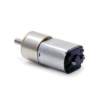 2 Stück DC-Getriebemotor, 6V / 12V, mit Stirnradgetriebe, 0,5 kg·cm, kompakter Elektromotor