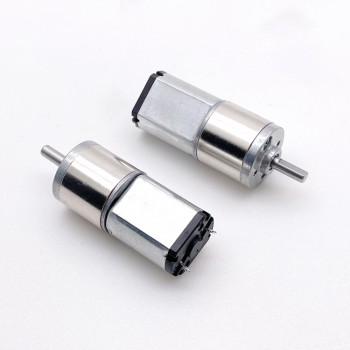 2 Stück DC-Getriebemotor, 6V / 12V, mit Stirnradgetriebe, 0,5 kg·cm, kompakter Elektromotor