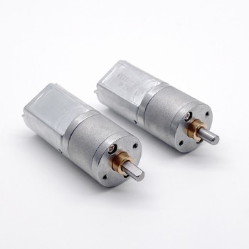 2 Stück DC-Getriebemotor, 6V / 12V, Stirnradgetriebe, 2,5 kg·cm, Drehzahlreduzierer