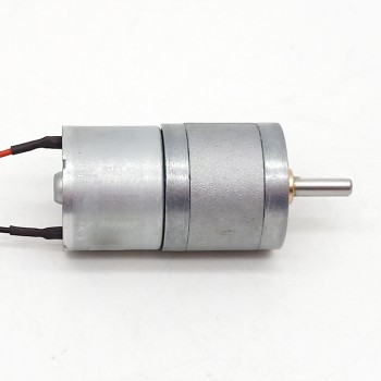 2 Stück Permanentmagnet DC-Getriebemotor, 6V / 12V, Stirnradgetriebe, 3 kg·cm