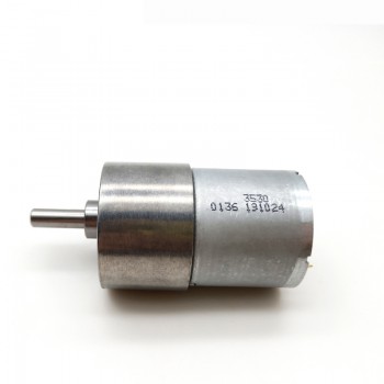 2 Stück DC-Getriebemotor, 12V / 24V, 8 kg·cm, Reduktionsgetriebe, 34,5 × 30,8 mm