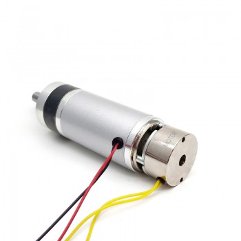 2 Stück 24V DC-Planetengetriebemotor mit Bremse, 1,0 kg·cm, 58 U/min, Ø45 mm
