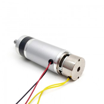 2 Stück 24V DC-Planetengetriebemotor mit Bremse, 1,0 kg·cm, 58 U/min, Ø45 mm