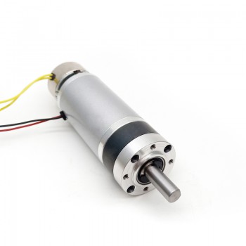 2 Stück 24V DC-Planetengetriebemotor mit Bremse, 1,0 kg·cm, 58 U/min, Ø45 mm