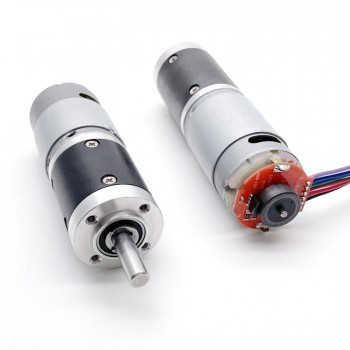 2 Stück PMDC-Motor mit Reduktionsgetriebe, 12V / 24V, 20 kg·cm