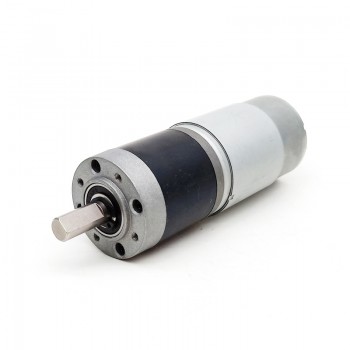2 Stück DC Planetengetriebemotor 12V / 24V, 60 kg·cm, 36 × 93 mm, 8 mm Welle