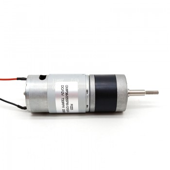 2 Stück DC Planetengetriebemotor 12V / 24V, 60 kg·cm, 36 × 93 mm, 8 mm Welle