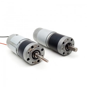 2 Stück DC Planetengetriebemotor 12V / 24V, 60 kg·cm, 36 × 93 mm, 8 mm Welle
