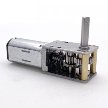 2 Stück Mini-DC-Schneckengetriebemotor, 6V / 12V, 90° Ausgangswelle, 1 kg·cm, 12 × 20 mm