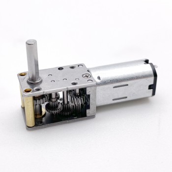 2 Stück Mini-DC-Schneckengetriebemotor, 6V / 12V, 90° Ausgangswelle, 1 kg·cm, 12 × 20 mm
