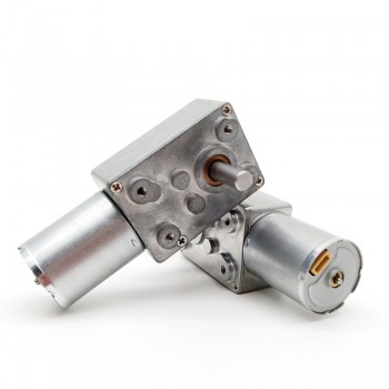 2 Stück Bürstenloser Schneckengetriebemotor, 12V / 24V, 8 kg·cm, 4500 U/min, 32 × 76,8 mm