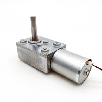 2 Stück Bürstenloser Schneckengetriebemotor, 12V / 24V, 8 kg·cm, 4500 U/min, 32 × 76,8 mm