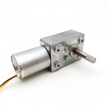 2 Stück Bürstenloser Schneckengetriebemotor, 12V / 24V, 8 kg·cm, 4500 U/min, 32 × 76,8 mm